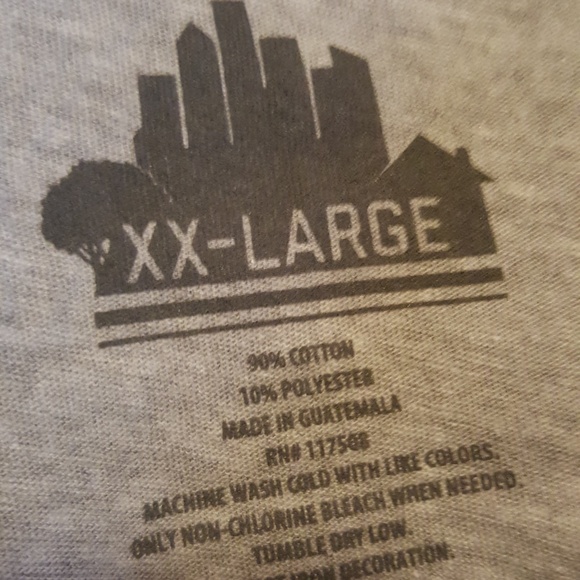 I Love Texas tshirt, "Texas Proud", Grey, Sz XXL - Picture 2 of 3